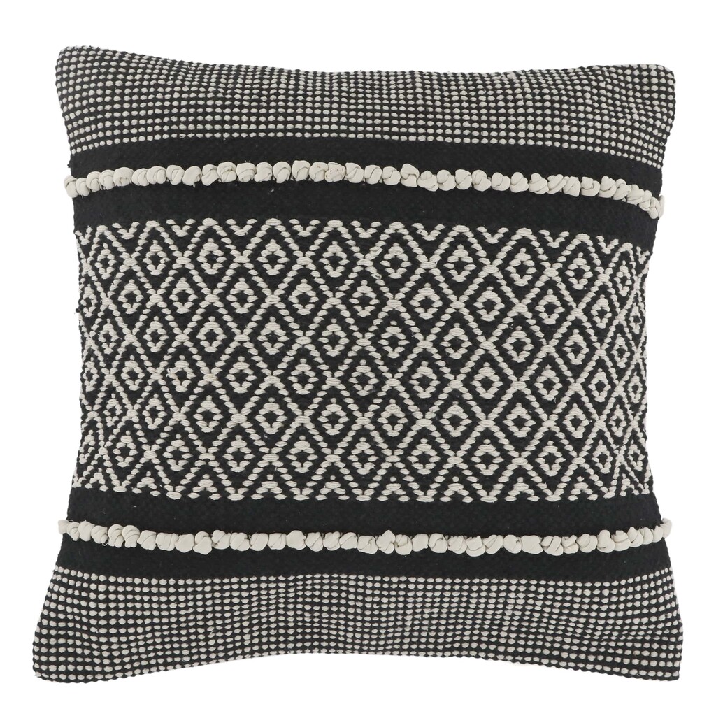 Chic Antique Aix Kissenbezug mit Muster Schwarz online kaufen bei SKANDEKO