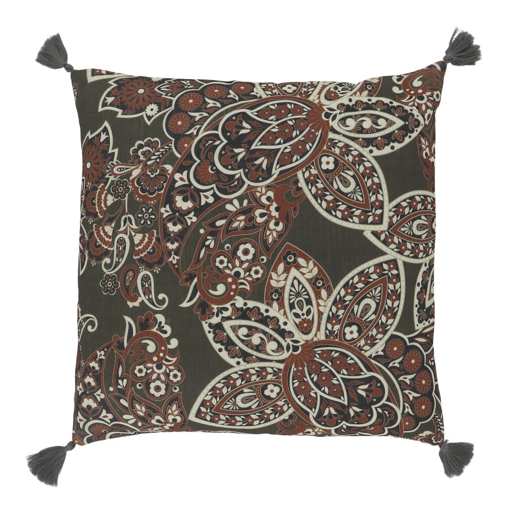 Chic Antique Aix Kissenbezug Paisley mit Quasten online kaufen bei SKANDEKO