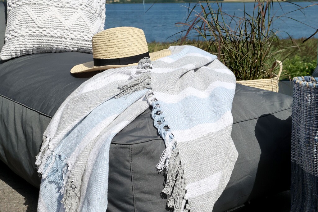 Chic Antique Aix Plaid aus Garnüberschuss online kaufen bei SKANDEKO (Ansicht 2)