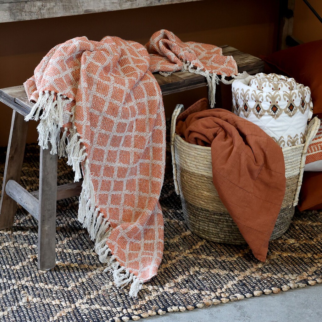 Chic Antique Aix Plaid recycelte Baumwolle online kaufen bei SKANDEKO (Ansicht 2)