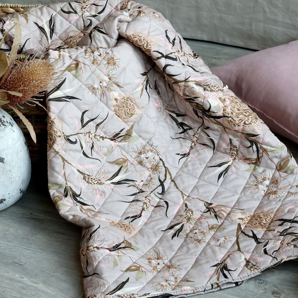 Chic Antique Aix Quilt mit Blumenmuster 2 online kaufen bei SKANDEKO (Ansicht 2)