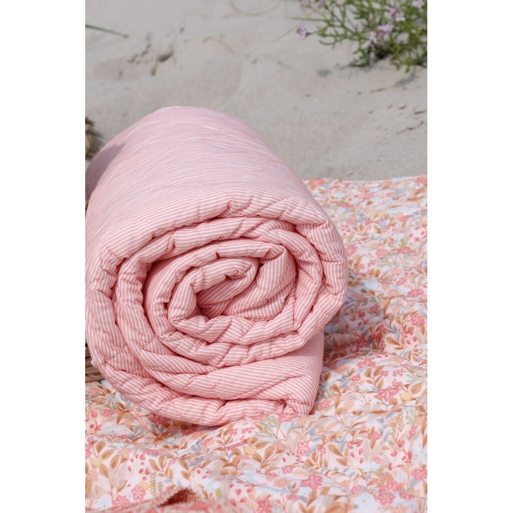 Aix Quilt – Maritime Steppdecke aus Baumwolle