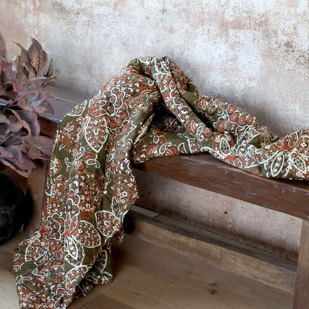 Chic Antique Aix Quilt mit Paisley Motiv 2 online kaufen bei SKANDEKO (Ansicht 2)