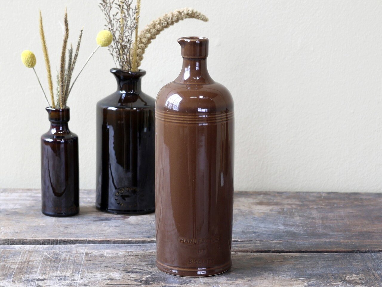 Chic Antique Alte französische Flasche mokka online kaufen bei SKANDEKO (Ansicht 2)