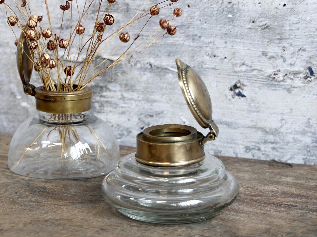 Chic Antique Altfranzösische Vase mit Deckel online kaufen bei SKANDEKO (Ansicht 2)
