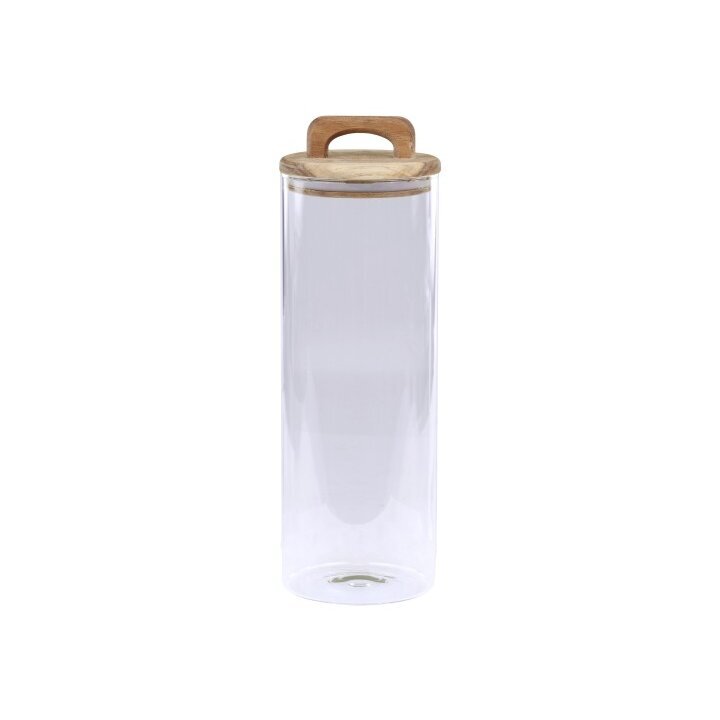 Chic Antique Aufbewahrungsglas mit Deckel aus Akazienholz online kaufen bei SKANDEKO