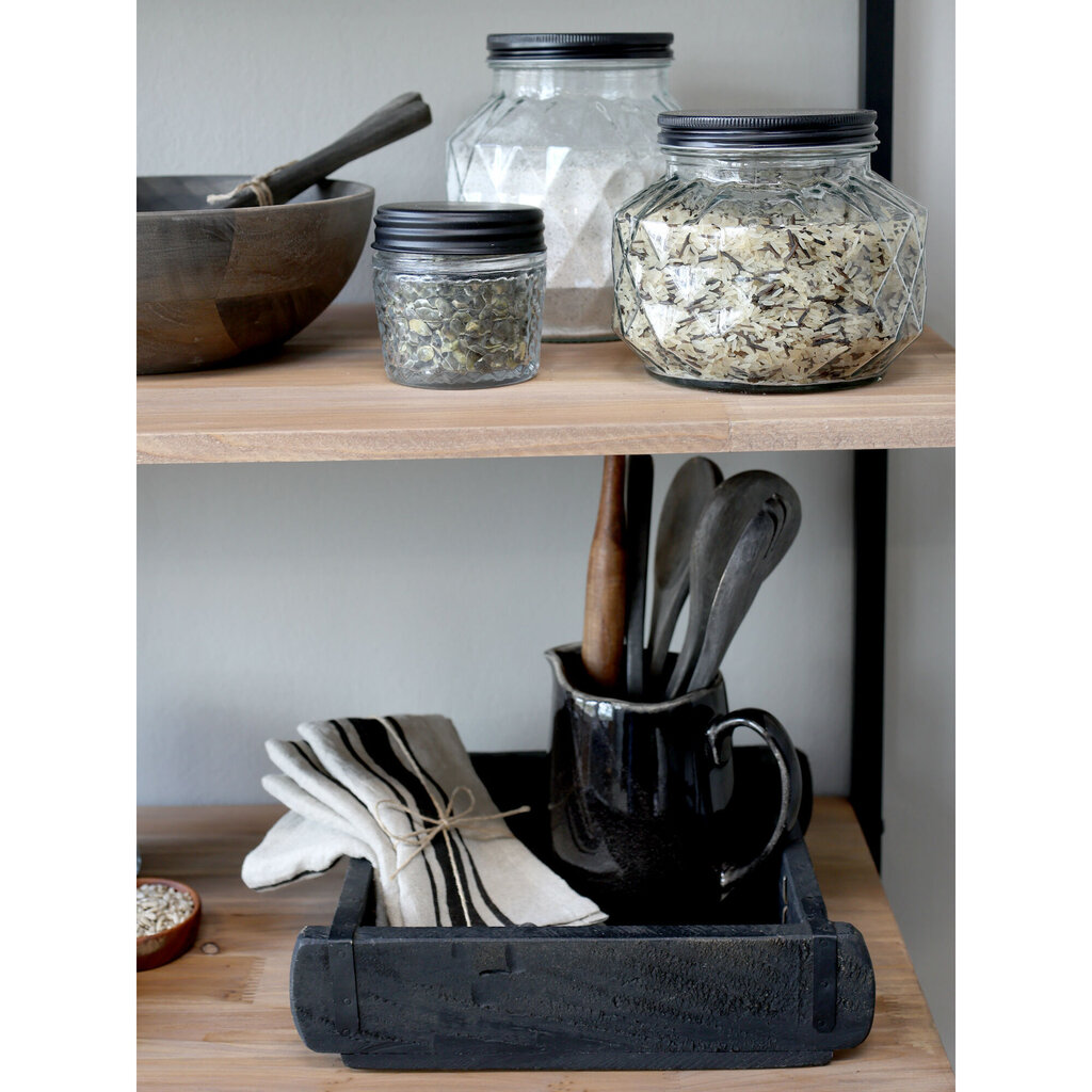 Chic Antique Aufbewahrungsglas mit Diamantenschliff online kaufen bei SKANDEKO (Ansicht 2)