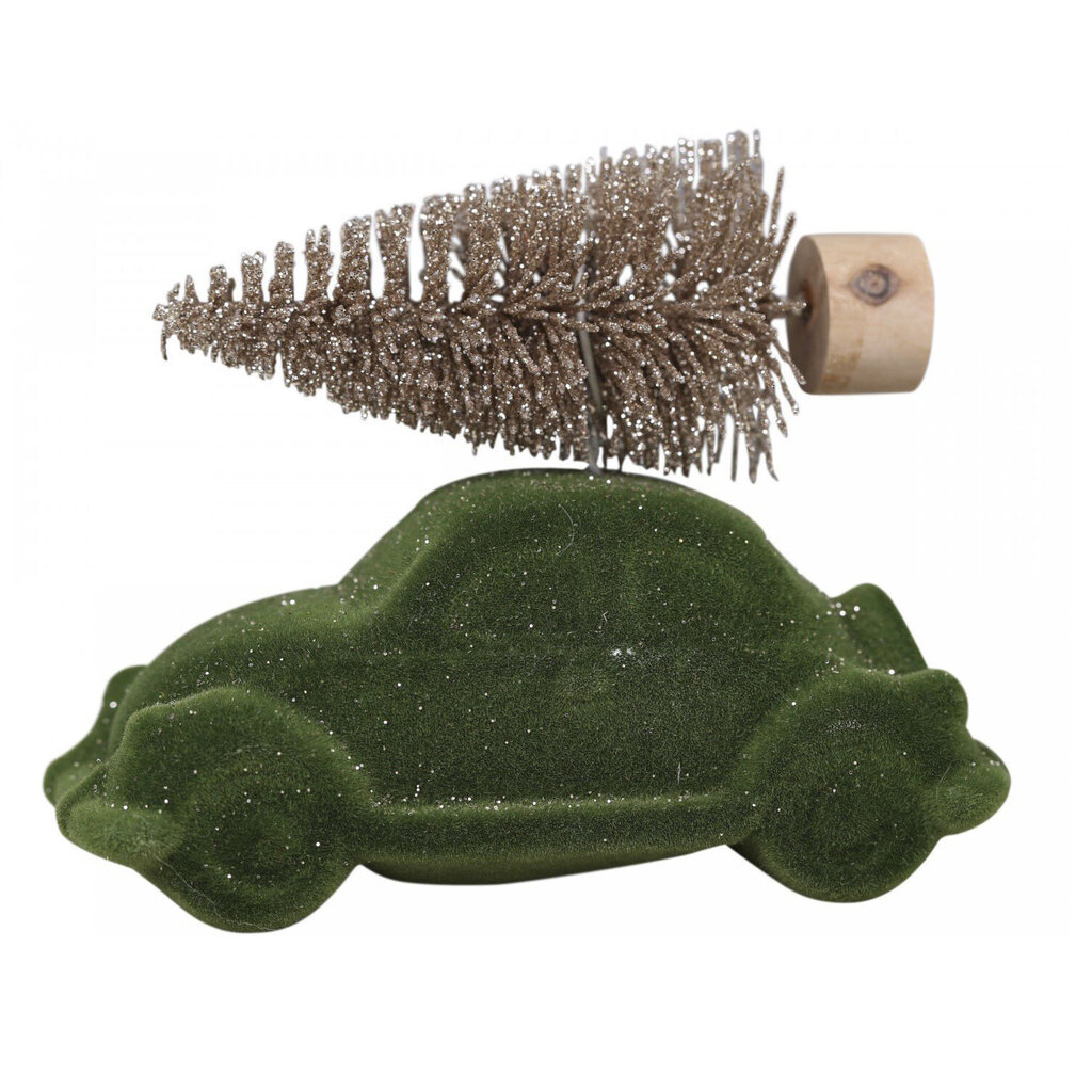 Chic Antique Autofigur mit Velours Weihnachtsbaum online kaufen bei SKANDEKO