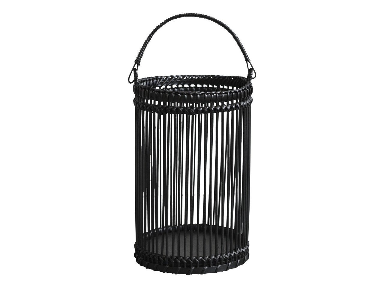 Chic Antique Bambus Laterne schwarz online kaufen bei SKANDEKO