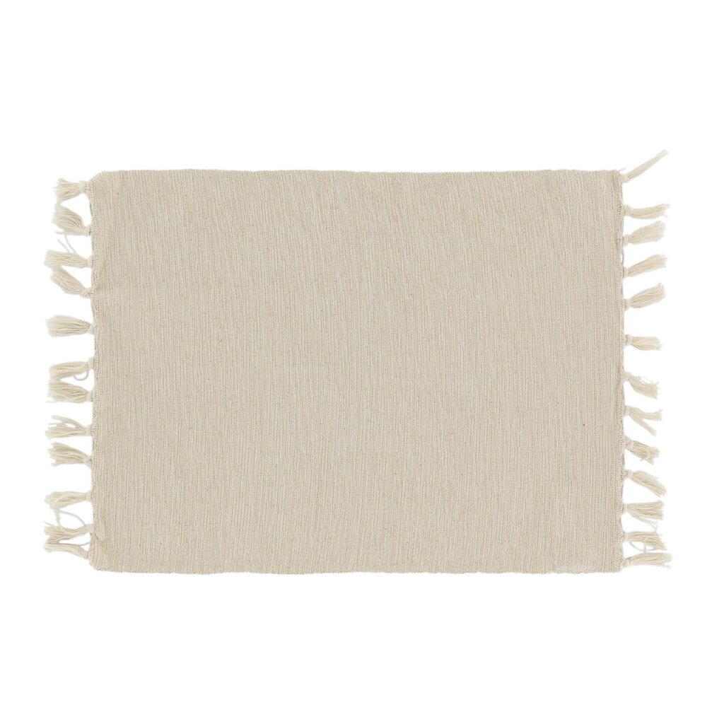 Chic Antique Baumwoll Platzdeckchen mit Fransen online kaufen bei SKANDEKO