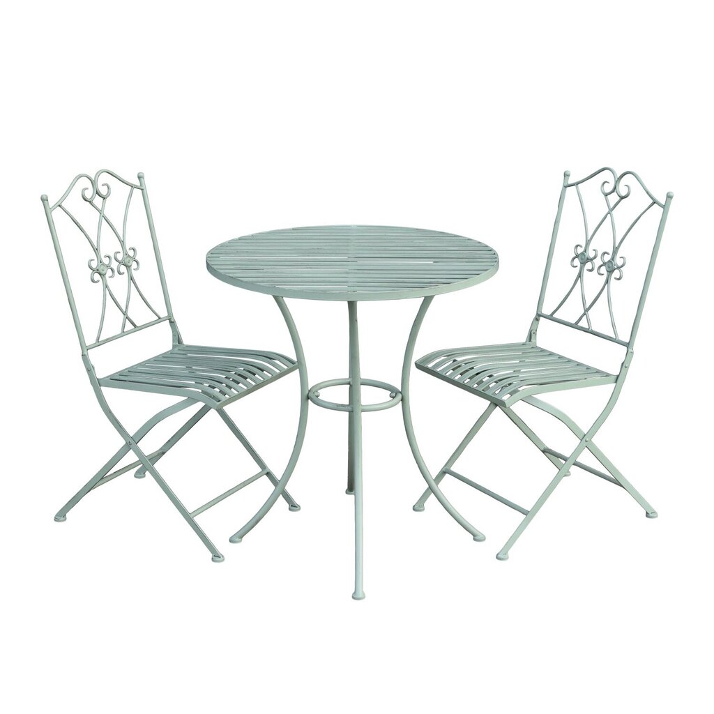 Chic Antique Bistrotisch Set mit 2 Stühlen und Tisch online kaufen bei SKANDEKO