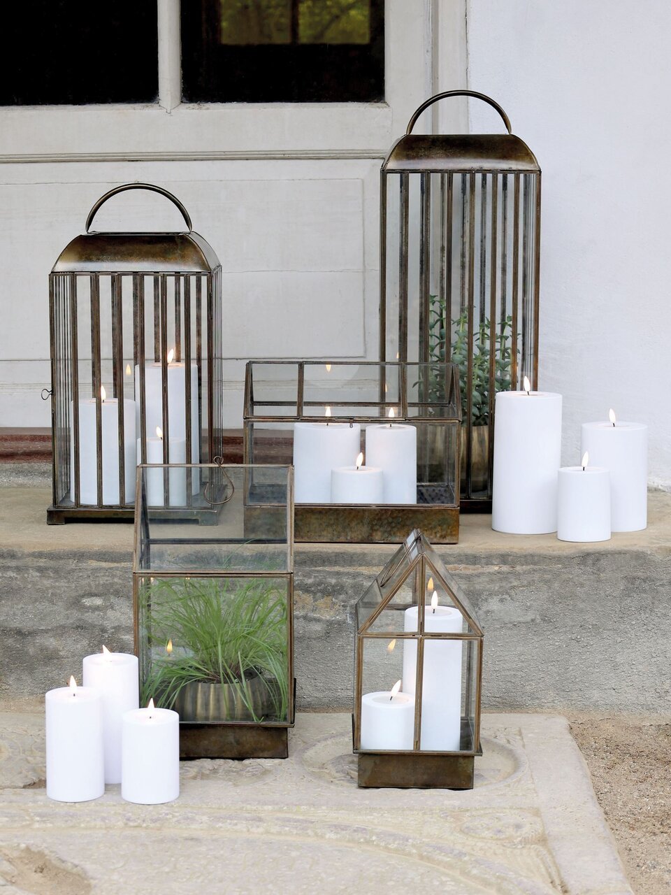 Chic Antique LED Blockkerze Outdoor online kaufen bei SKANDEKO (Ansicht 2)