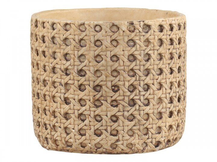 Chic Antique Blumentopf Corte mit französischem Flechtmuster online kaufen bei SKANDEKO
