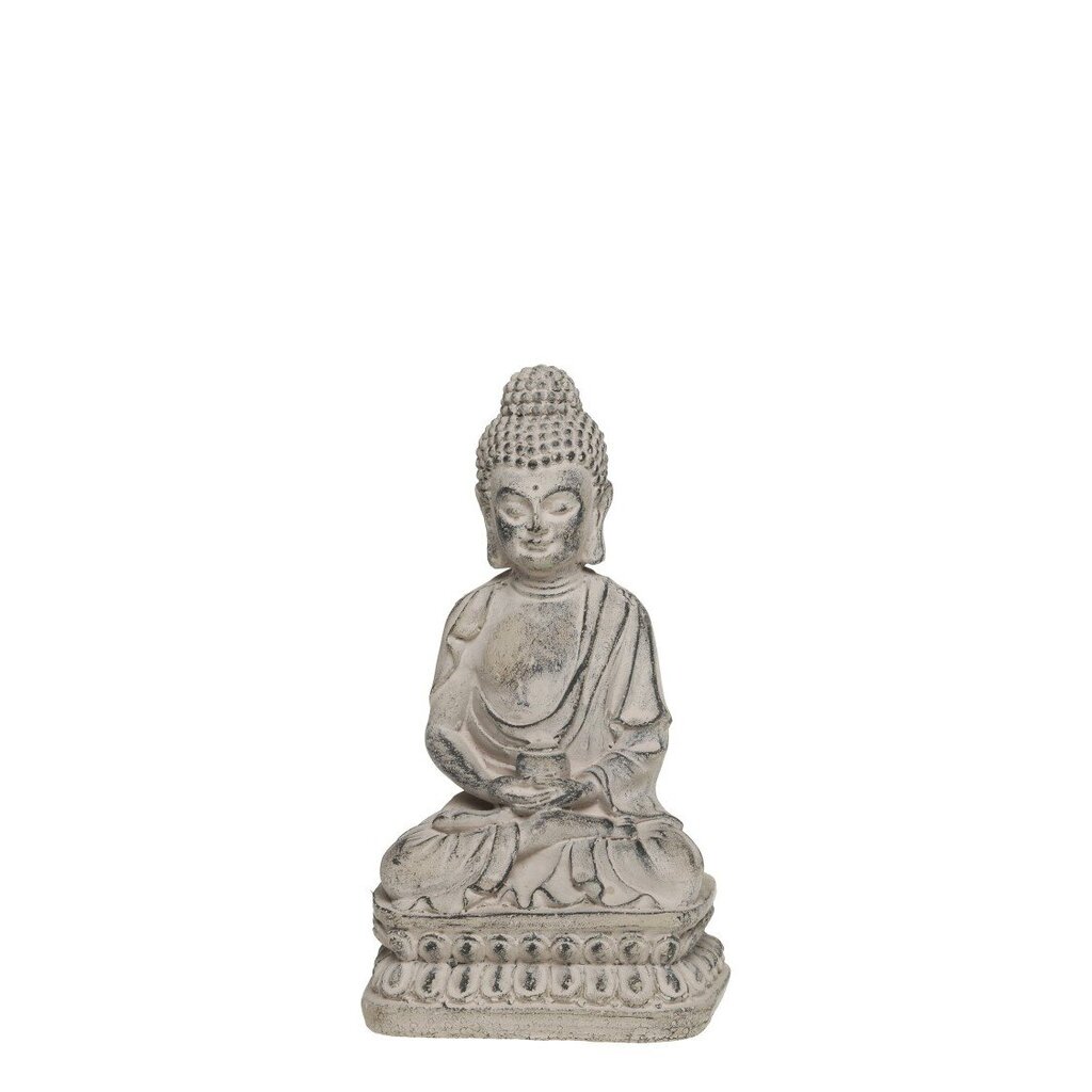 Chic Antique Buddha auf Podest online kaufen bei SKANDEKO