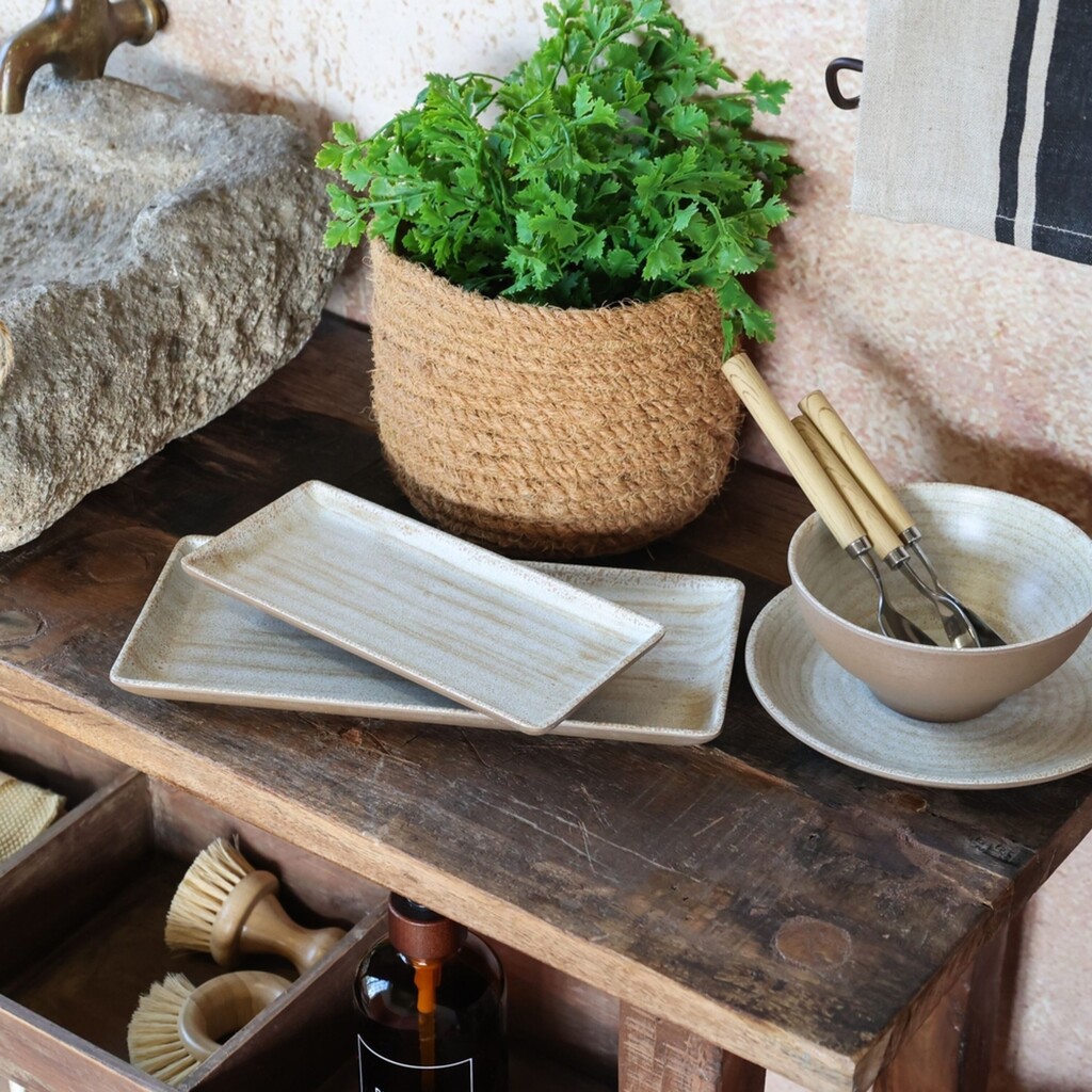 Chic Antique Cassis Tablett aus Melamin in Latte online kaufen bei SKANDEKO (Ansicht 2)