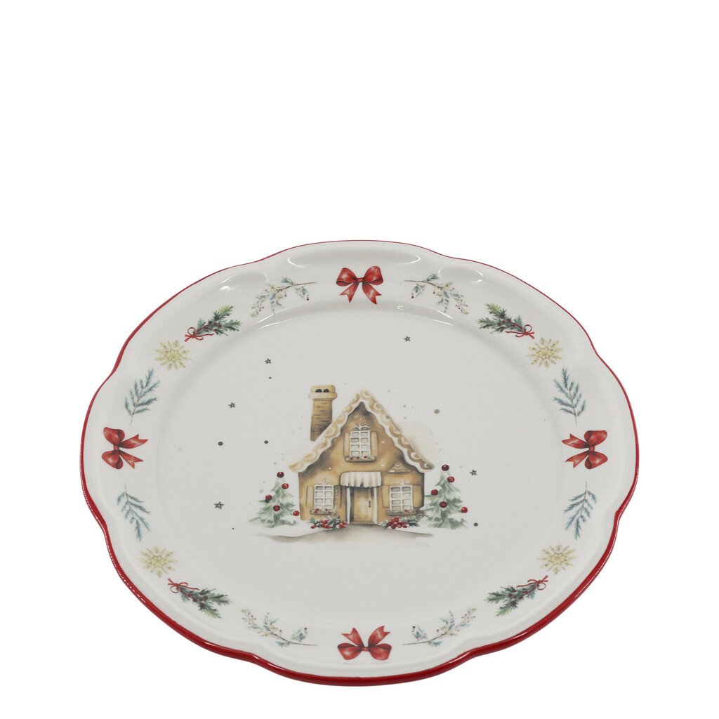 Chalet de Noël Frühstücksteller Weihnachten