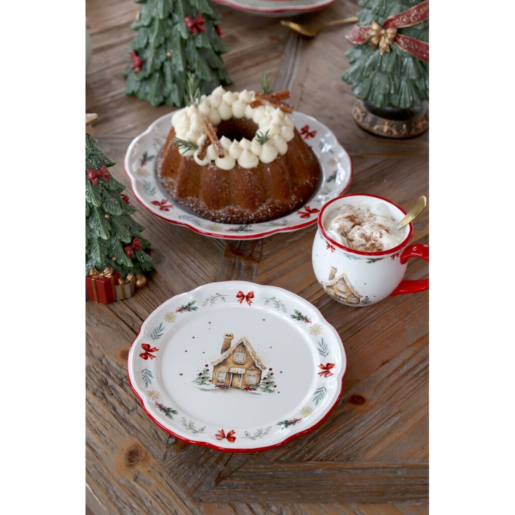 Chalet de Noël Frühstücksteller Weihnachten