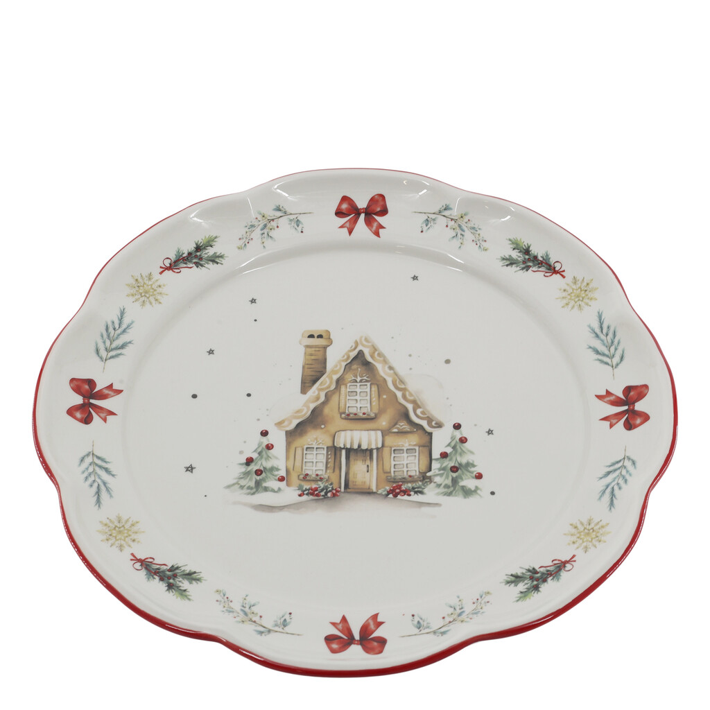 Chic Antique Chalet de Noël Mittagsteller Weihnachtsgeschirr online kaufen bei SKANDEKO