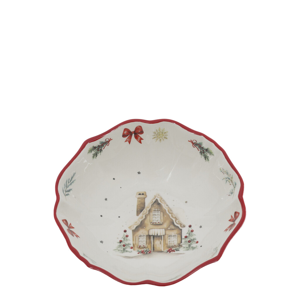 Chalet de Noël Kleine Schüssel Weihnachtsgeschirr