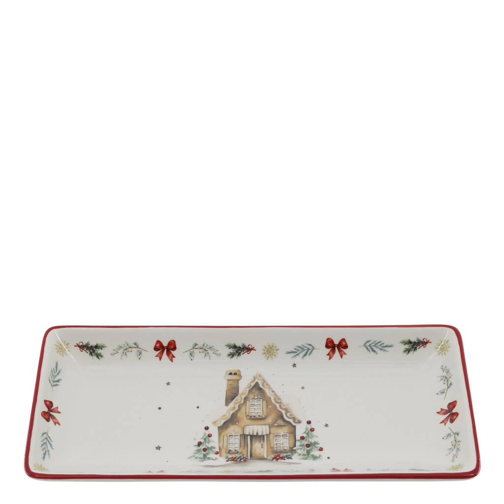 Chic Antique Chalet de Noël Tablett Weihnachtsgeschirr online kaufen bei SKANDEKO