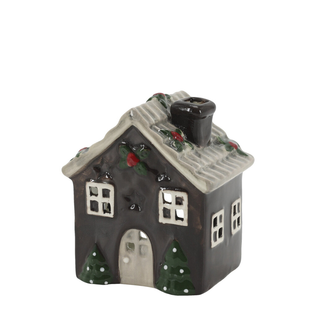 Chic Antique Keramik Lichthaus Chamonix Mokka online kaufen bei SKANDEKO