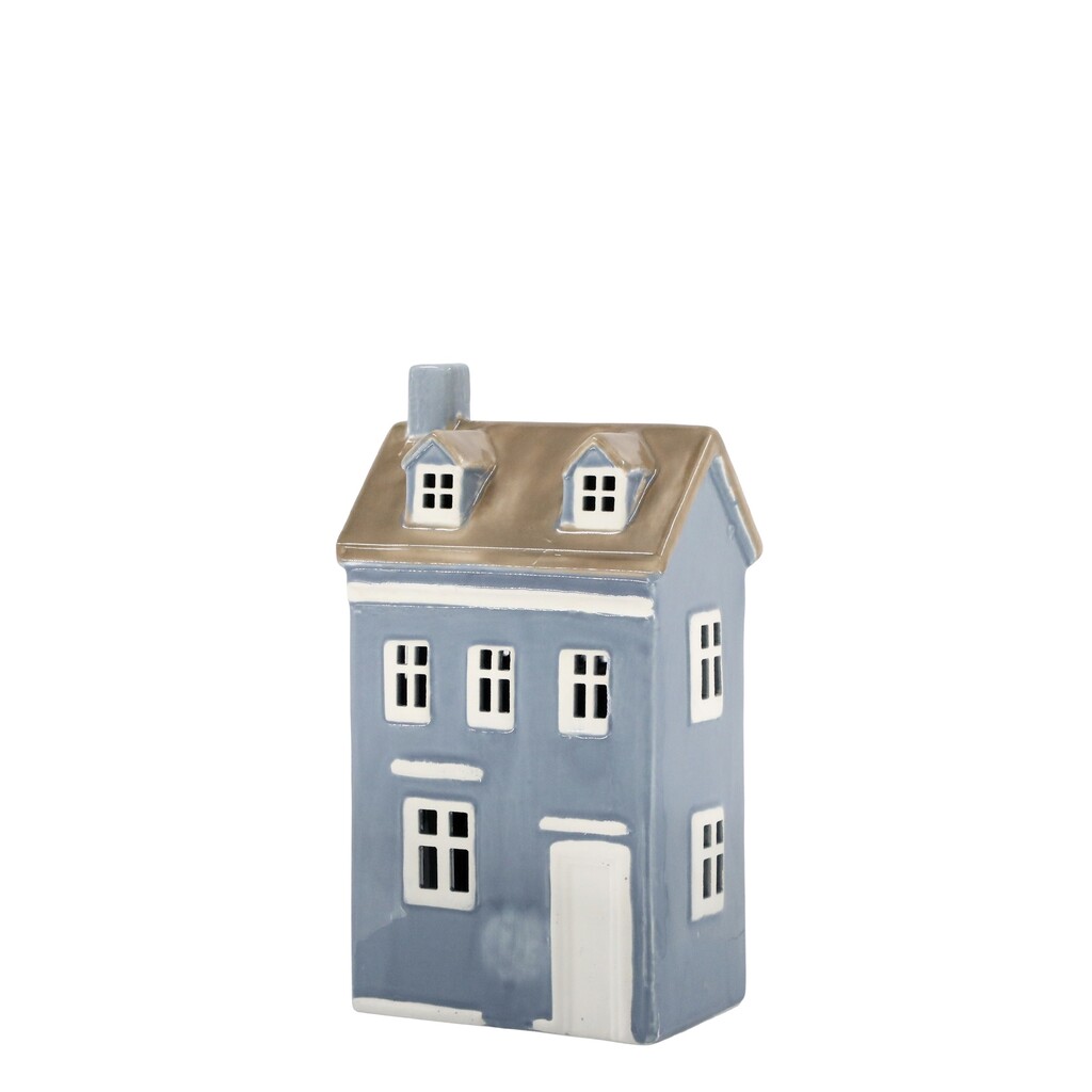 Chic Antique Chamonix Keramikhaus für Teelicht 7, sky blue online kaufen bei SKANDEKO