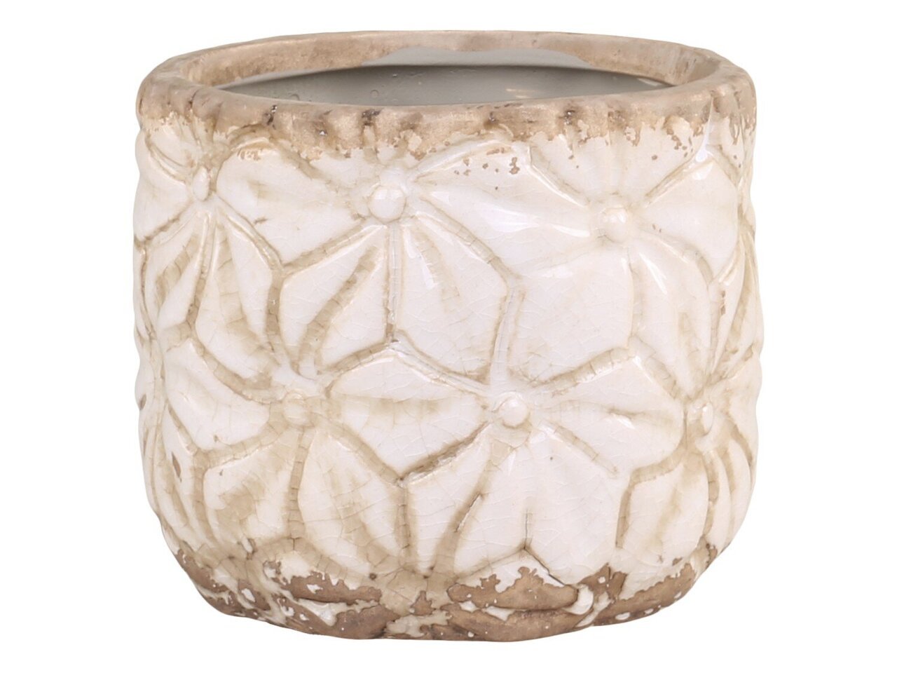 Colmar Blumentopf mit Blumenmotiv