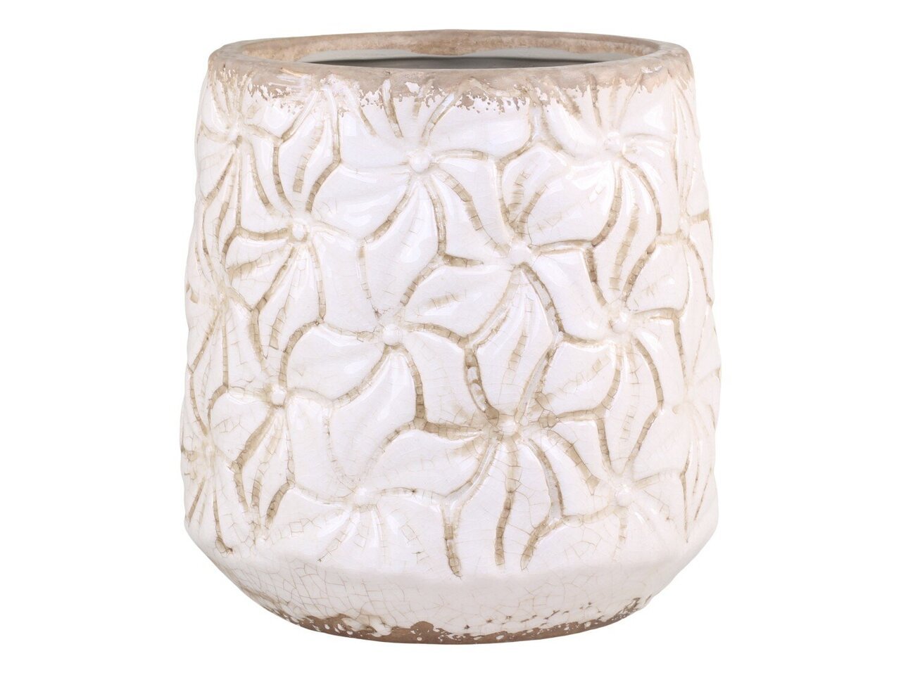 Colmar Blumentopf mit Blumenmuster