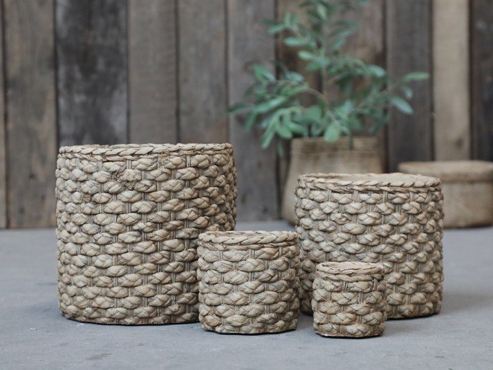 Chic Antique Corte Übertopf mit Zopfmuster online kaufen bei SKANDEKO (Ansicht 2)