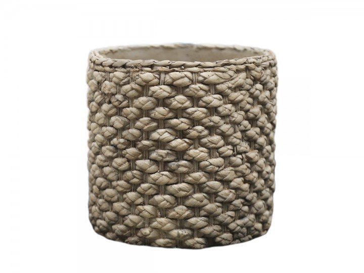Chic Antique Corte Übertopf mit Zopfmuster online kaufen bei SKANDEKO