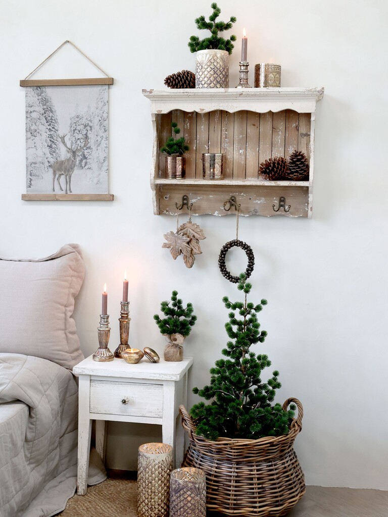 Chic Antique Deko Blatt Aufhänger online kaufen bei SKANDEKO (Ansicht 2)