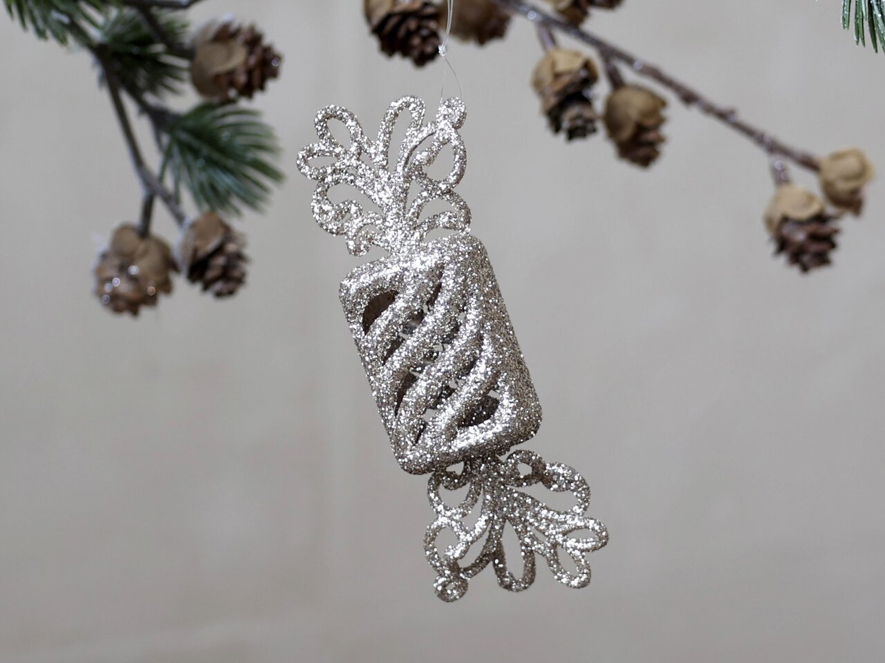 Chic Antique Deko Bonbon mit Glitzer online kaufen bei SKANDEKO (Ansicht 2)