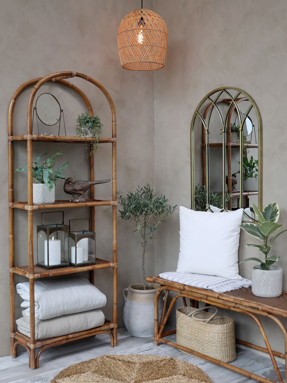 Chic Antique Dekovase aus Terracotta online kaufen bei SKANDEKO (Ansicht 2)