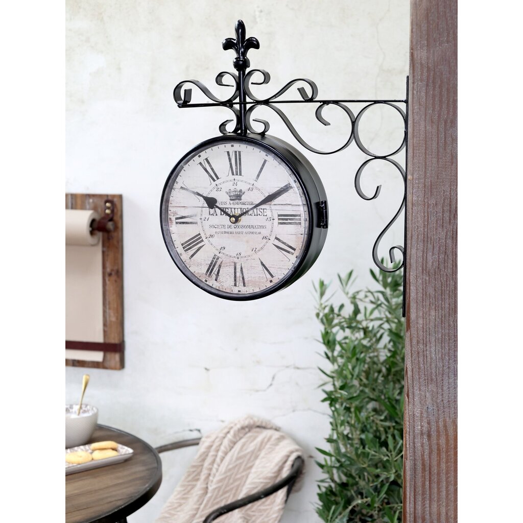 Chic Antique Doppelte Wanduhr online kaufen bei SKANDEKO (Ansicht 2)