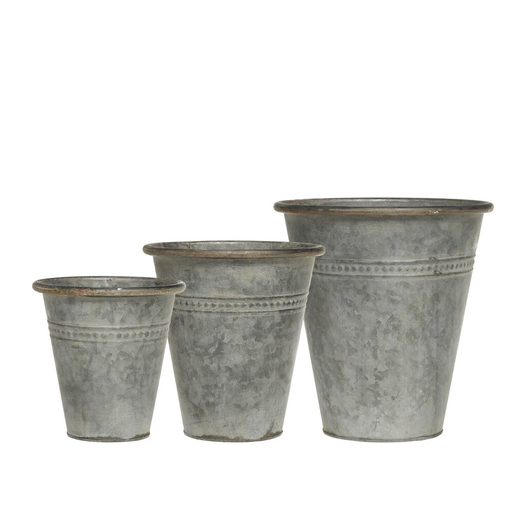 Chic Antique Eisen Blumentöpfe im Set online kaufen bei SKANDEKO