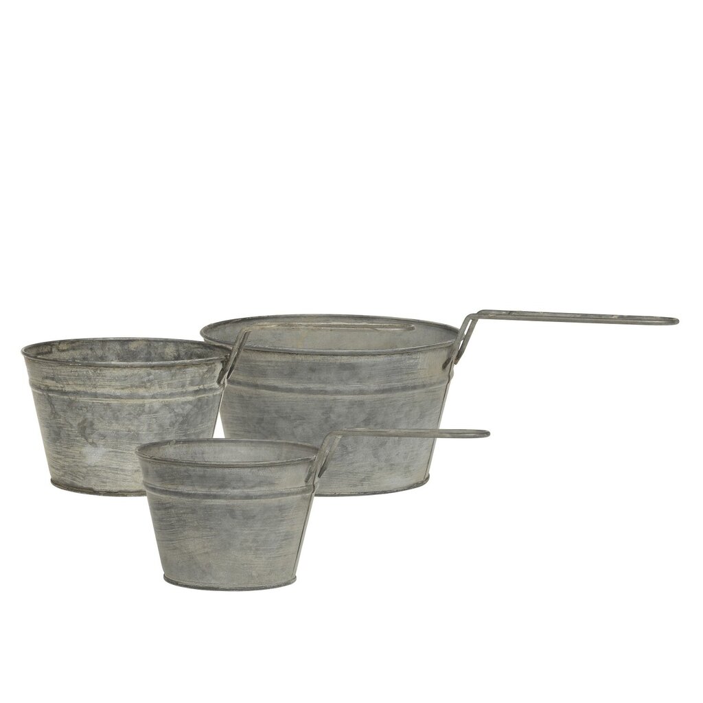 Chic Antique Eisen Blumentopf mit Griff im Set online kaufen bei SKANDEKO