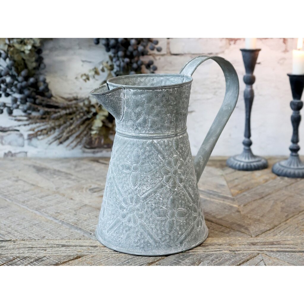 Chic Antique Eisenkanne mit floralem Muster online kaufen bei SKANDEKO (Ansicht 2)