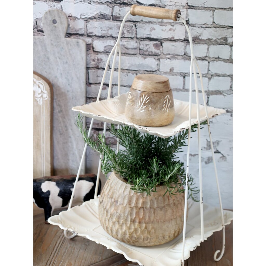 Chic Antique Etagere mit Henkel online kaufen bei SKANDEKO (Ansicht 2)