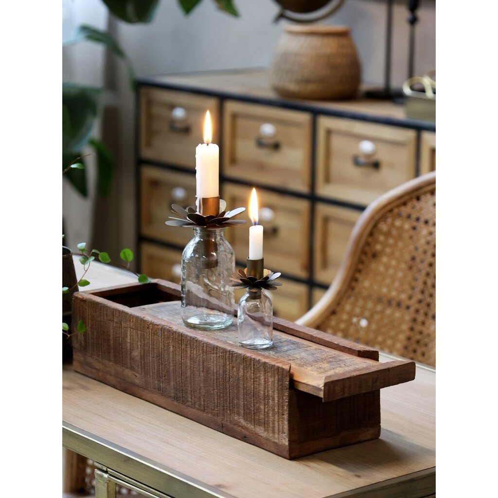 Chic Antique Flasche mit Kerzenhalter online kaufen bei SKANDEKO (Ansicht 2)