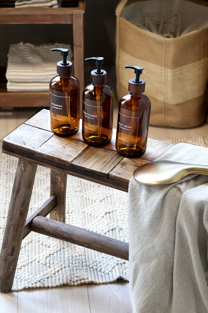 Chic Antique Flasche Spender mit Pumpe Body Wash Aufschrift online kaufen bei SKANDEKO (Ansicht 2)