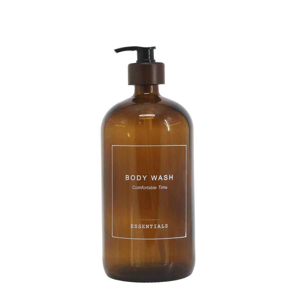 Chic Antique Flasche Spender mit Pumpe Body Wash Aufschrift online kaufen bei SKANDEKO