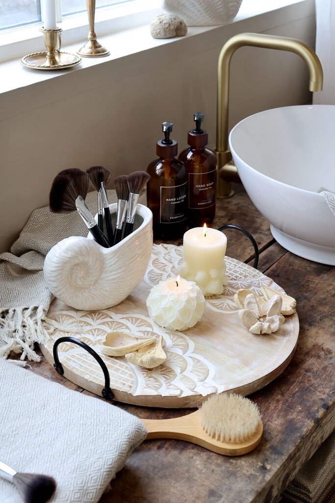 Chic Antique Flasche Spender mit Pumpe Hand Lotion Aufschrift online kaufen bei SKANDEKO (Ansicht 2)