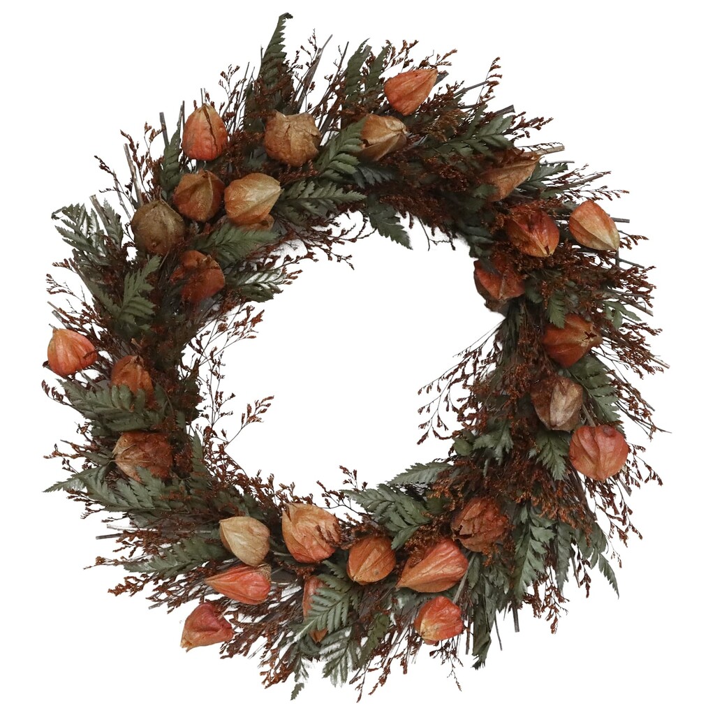 Chic Antique Fleur Blumenkranz mit Physalis online kaufen bei SKANDEKO