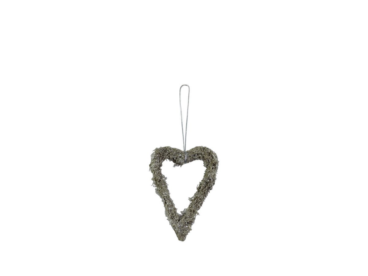 Chic Antique Fleur Flechtenherz mit Aufhängung