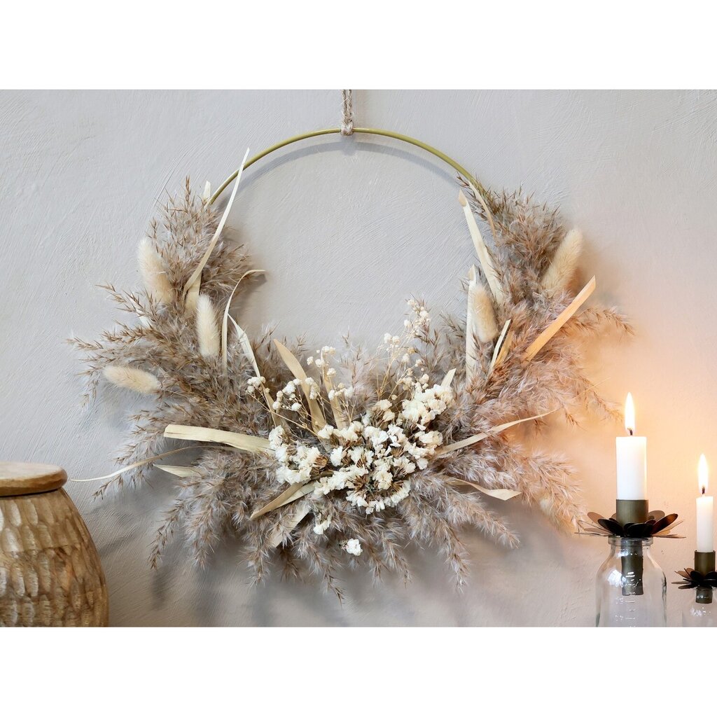 Chic Antique Fleur Kranz mit getrockneten Blumen online kaufen bei SKANDEKO (Ansicht 2)