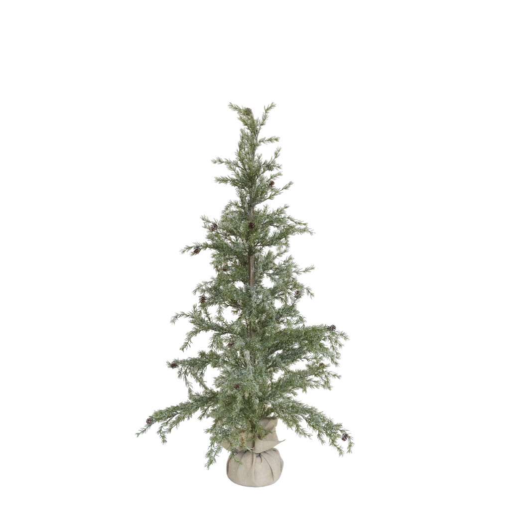 Chic Antique Künstlicher Tannenbaum mit Zapfen &amp; Schnee online kaufen bei SKANDEKO