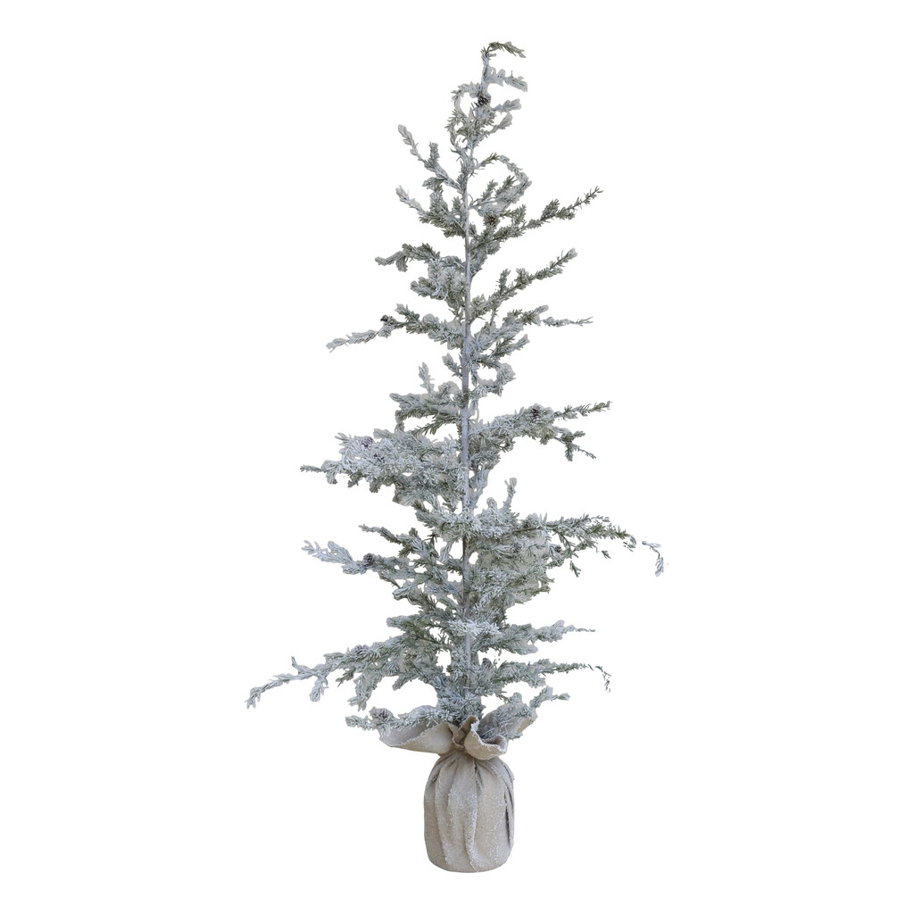 Chic Antique Künstlicher Tannenbaum Fleur mit Zapfen & Schnee online kaufen bei SKANDEKO