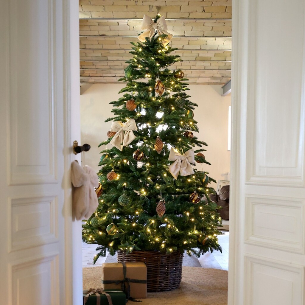 Künstlicher Weihnachtsbaum mit 400 LEDs 210 cm