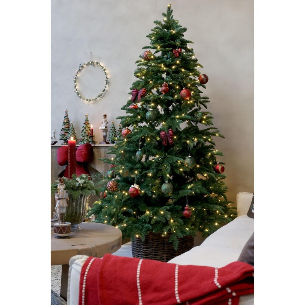 Künstlicher Weihnachtsbaum mit 400 LEDs 210 cm