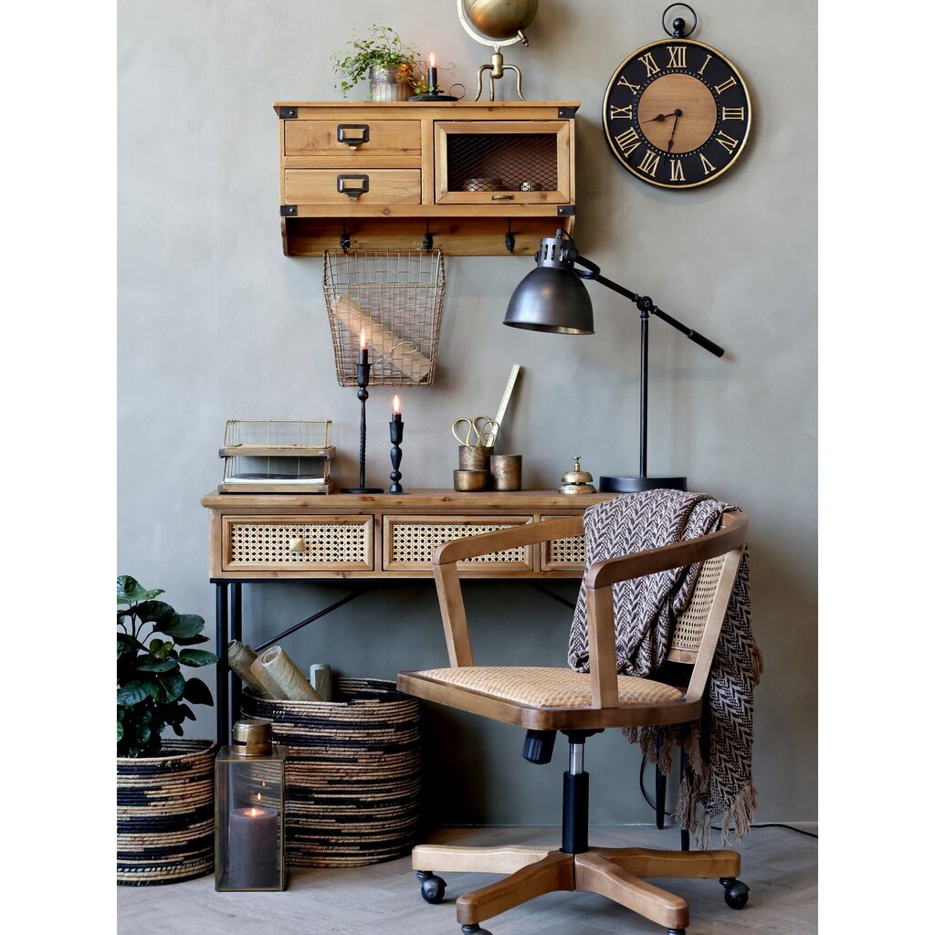 Chic Antique Französischer Bürostuhl mit Geflechtsitz online kaufen bei SKANDEKO (Ansicht 2)
